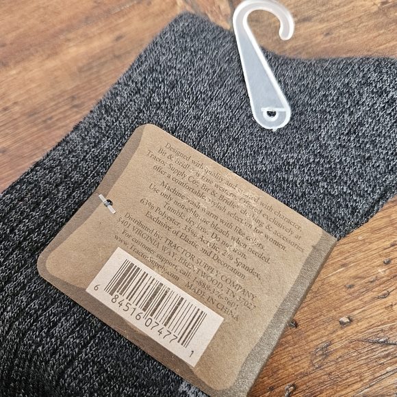 Bit And Bridle Gray Knee High Socks with Crochet Lace Trim Detail Boot Socks - Picture 4 of 7